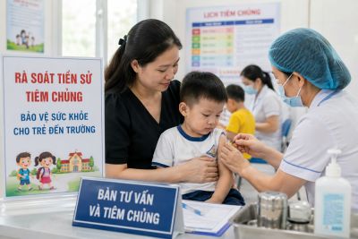 C&ugrave;ng chuy&ecirc;n gia chuẩn bị h&agrave;nh trang vắc xin cho con trước ng&agrave;y nhập học